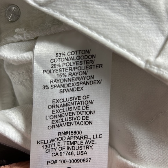 {WIT & WISDOM} White High Rise Ankle Skimmer Jean - Picture 10 of 12